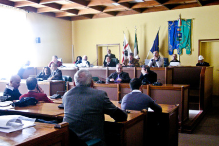 La seduta odierna del Consiglio Comunale (foto S. Meloni- Cronache Nuoresi)
