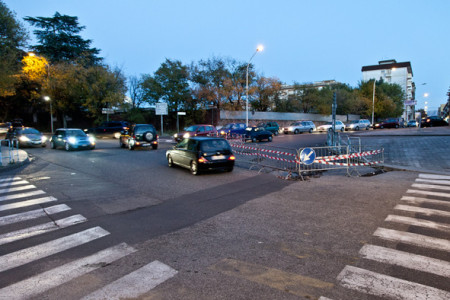 Nuoro, incrocio viale Sardegna (foto S.Novellu- Cronache Nuoresi)