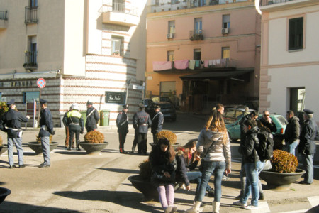 Momento manifestazione ( foto Cronache Nuoresi)