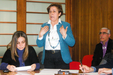 Il vertice dei sindaci in Provincia (foto S. Meloni - Cronache Nuoresi)