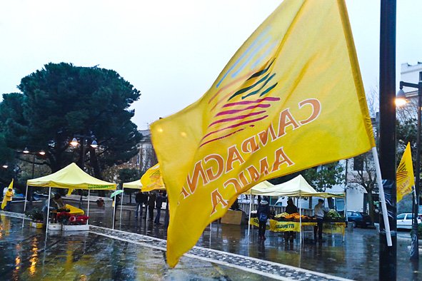 Il mercato di Campagna amica (foto S. Novellu - Cronache Nuoresi))