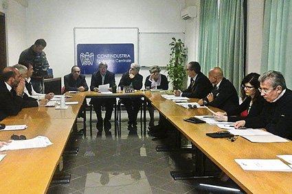 L'incontro da Confindustria (© foto S.Meloni)