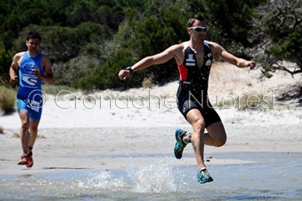 Un momento della competizione a Orosei 