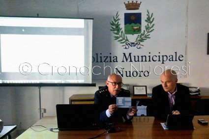 Un momento dell'incontro dai Vigili urbani (© foto S. Meloni)