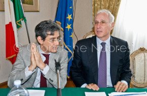 Il Prefetto di Nuoro e il Presidente dell'ANAS (© foto S.Novellu)