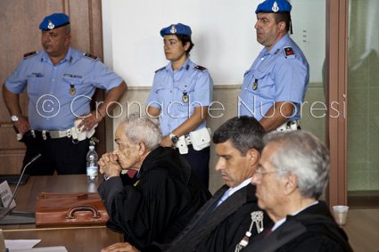 Un momento del processo per l'omicidio Dina Dore (© foto S. Novellu)
