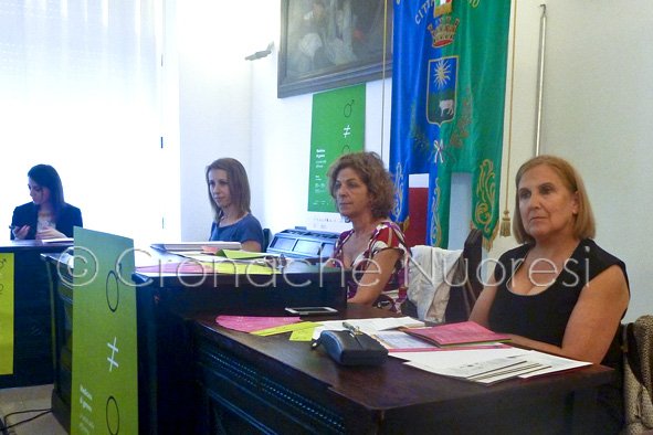 Un momento della conferenza stampa (© foto G. Bolle - Cronache Nuoresi)