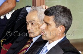 L'avv. Mario Lai durante il processo per l'omicidio Dina Dore (© foto S. Novellu)
