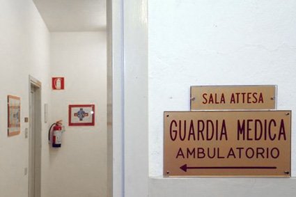 Un ambulatorio di Guardia medica