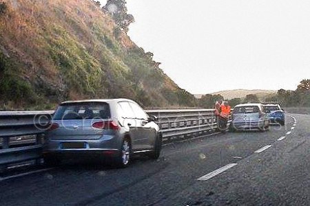 Le due auto coinvolte nell'incidente (© foto S. Novellu)