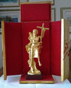 Il Redentore d'Oro, opera di Pietro Longu