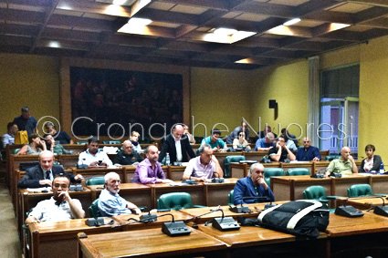 L'Opposizione consiliare (© foto Cronache Nuoresi)