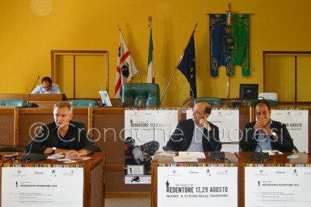 La conferenza stampa di presentazione della 114° Sagra del redentore (© foto S.Meloni)