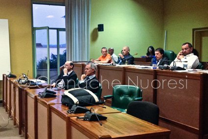 La maggioranza in Consiglio Comunale (© foto Cronache Nuoresi)