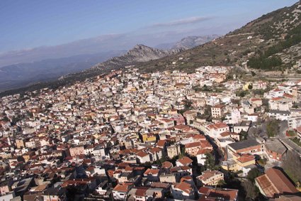Una panoramica di Dorgali