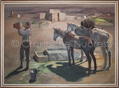Giuseppe Biasi, Il Pomeriggio, olio su tela, 1930 ca. (© foto S.Novellu)