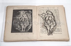 Particolare di un libri con schizzi di Giacometti (© S.Novellu)