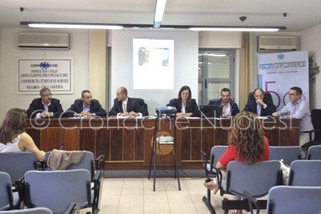 Un momento della conferenza stampa sulla sicurezza (© foto Cronache Nuoresi)
