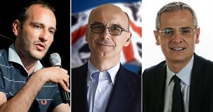 Thomas Castangia, Renato Soru e Ignazio Angioni