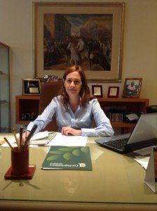 L'assessore regionale all'Agricoltura Elisabetta Falchi (immagine tratta dal sito ConfAgricoltori)
