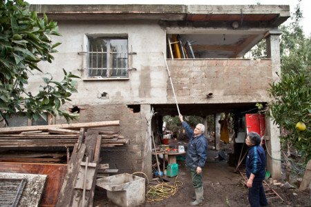 Torpè, l'alluvione ha raggiunto i 3 metri e mezzo (foto, S. Novellu - Cronache Nuoresi)