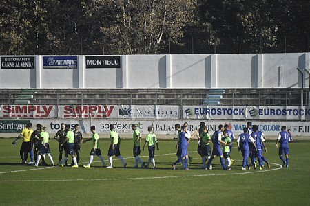 Le formazioni della Nuorese e del Cynthia in campo