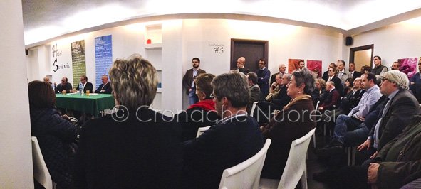 Un momento della presentazione dell'Associazione Giovannino Murgia