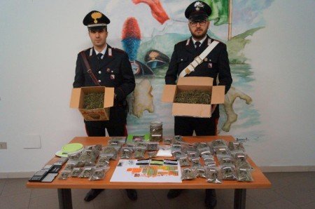 La droga sequestrata