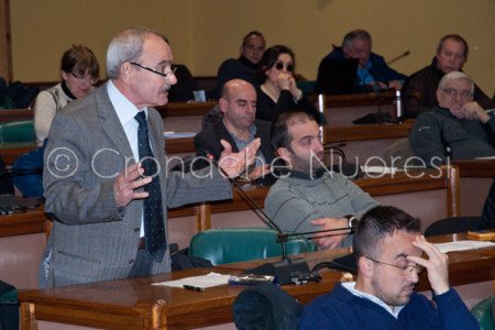 L'intervento del Consigliere Fenu (© foto S.Novellu)