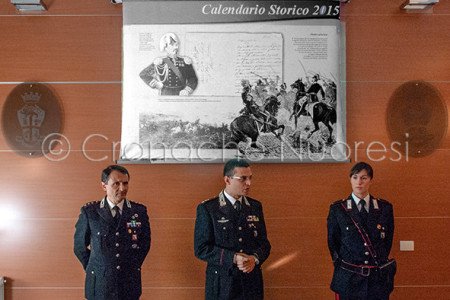 Un momento della presentazione del calendario