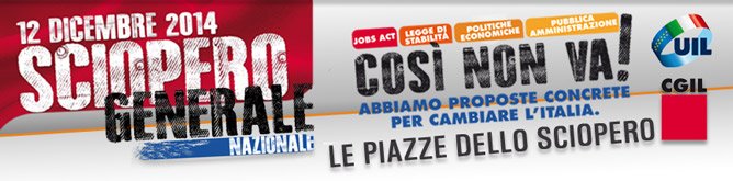 Così non va! Le piazze dello sciopero