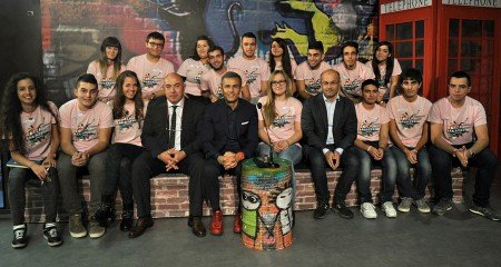 ragazzi di Nuoro con il sindaco di Orune e Roberto Betocchi