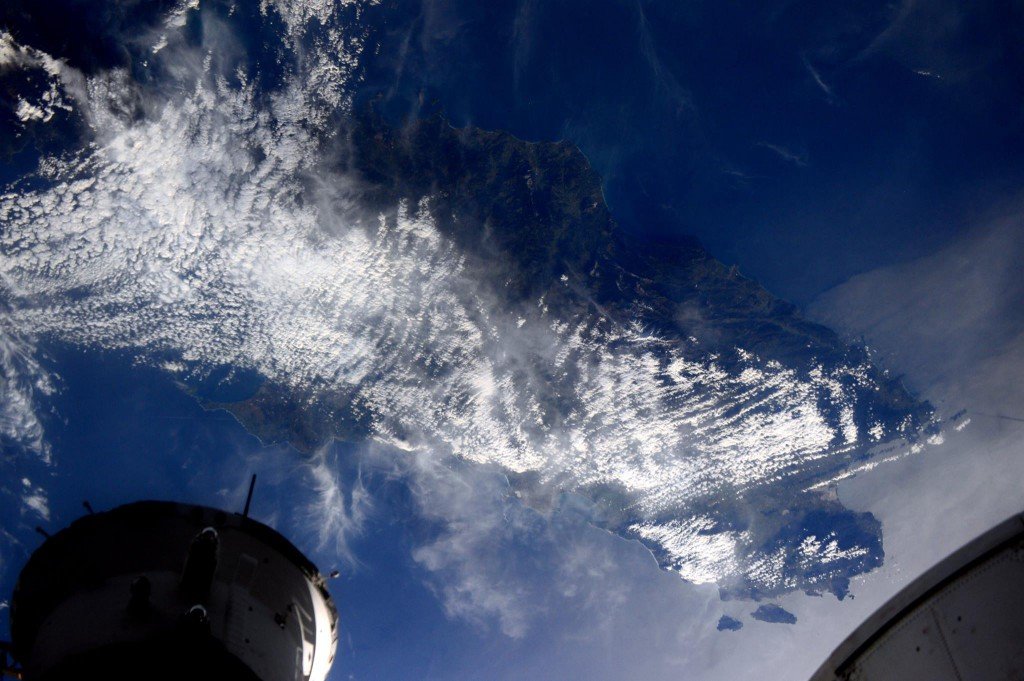 La Sardegna vista dallo spazio in uno scatto di Samantha Cristoforetti