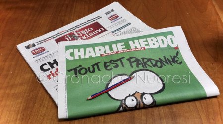 Charlie Hebdo con Fatto Quotidiano (© foto S.Novellu)