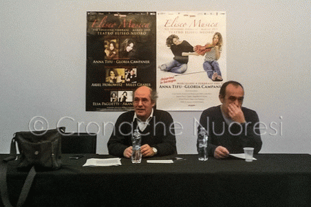 Giordano e Marcialis durante la conferenza stampa