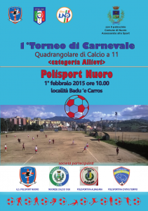 POSTER TORNEO CARNEVALE POLISPORT NUORO