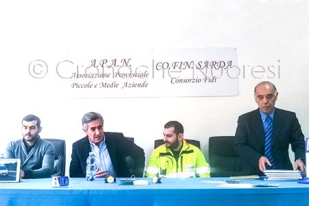 Un momento della conferenza sul telesoccorso all'APAN