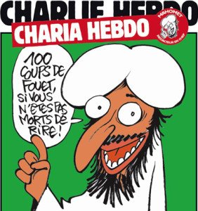 Una copertina del settimanale satirico Charlie Hebdo