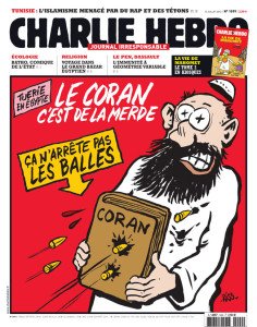 Una copertina del Charlie Hebdo