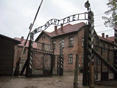 Un'immagine di Auschwitz oggi