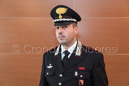 Il Maggiore del Carabinieri di Nuoro Marco Keten (© foto S.Novellu)
