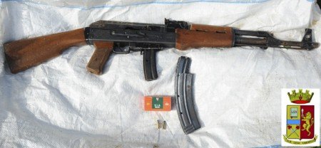 L'arma sequestrata dalla Polizia