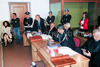 La seduta odierna del processo di Dina Dore (© foto S. Meloni)