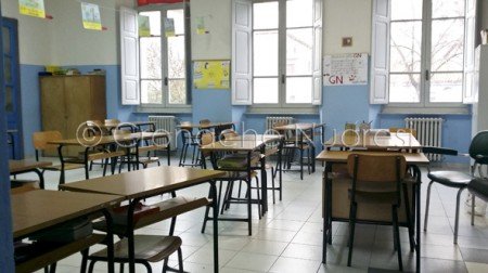 Un'aula dell'Istituto scolastico Podda (© foto S.Novellu)
