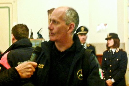 Franco Gabrielli a Nuoro nei giorni dell'alluvione Cleopatra