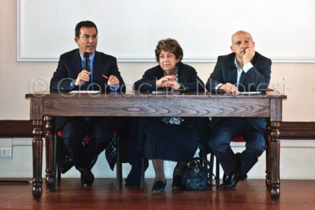 Giovanni Floris incontra gli studenti dell'Asproni (© foto S.Meloni)