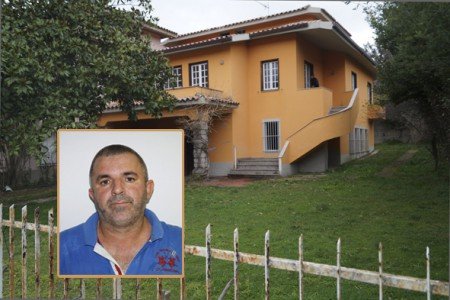 Giovanni Mercurio e l'abitazione sequestrata