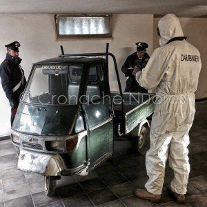 L'Ape bordo della quale viaggiavano i due ventenni presi di mira a Borore