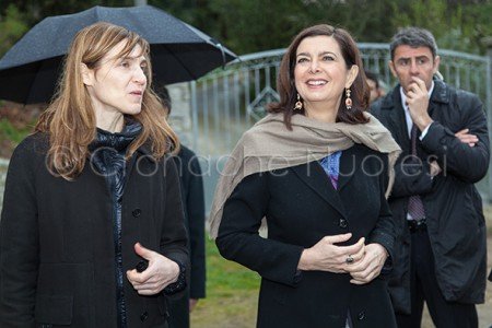 L'on. Laura Boldrini con Cristiana Collu (© foto S.Novellu)