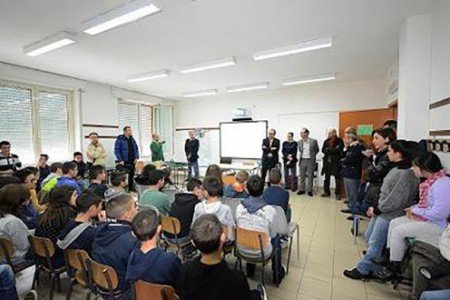 Un momento della lezione 